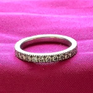 Scott Kay Platinum Diamond Eternity Band approx 1 ct size 6 1/4